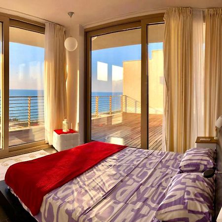 Sea View Penthouse Lägenhet Obzor Exteriör bild