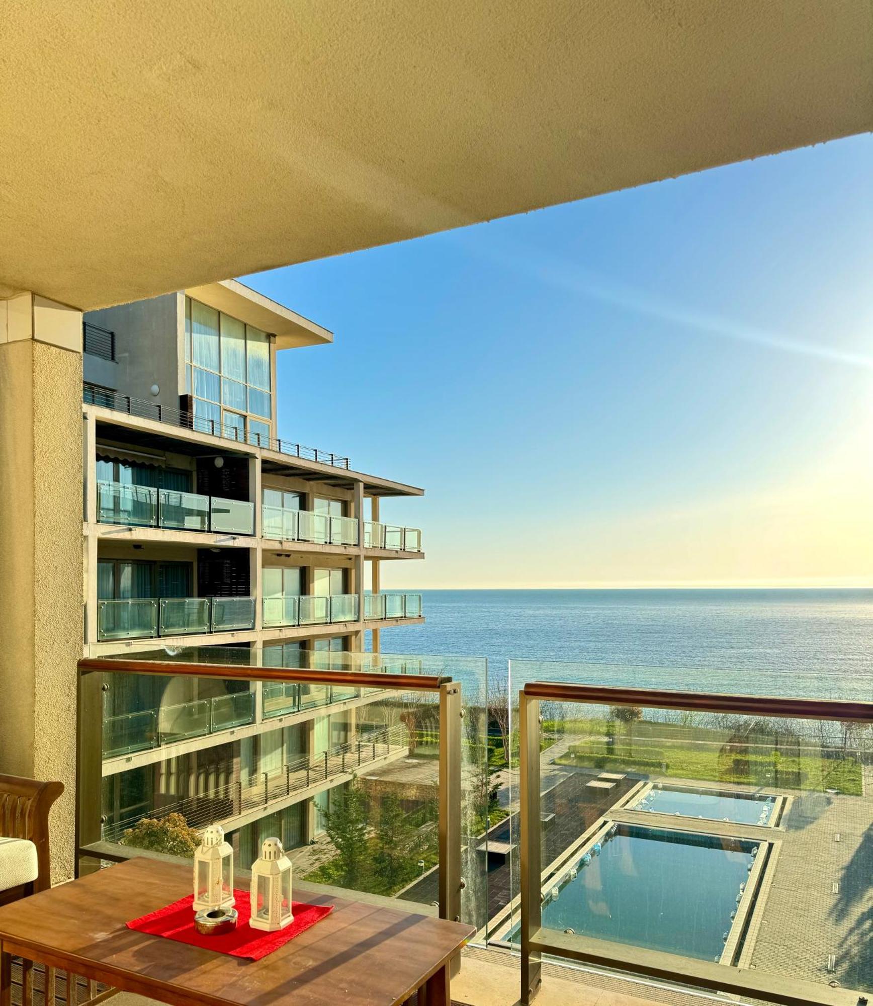 Sea View Penthouse Lägenhet Obzor Exteriör bild